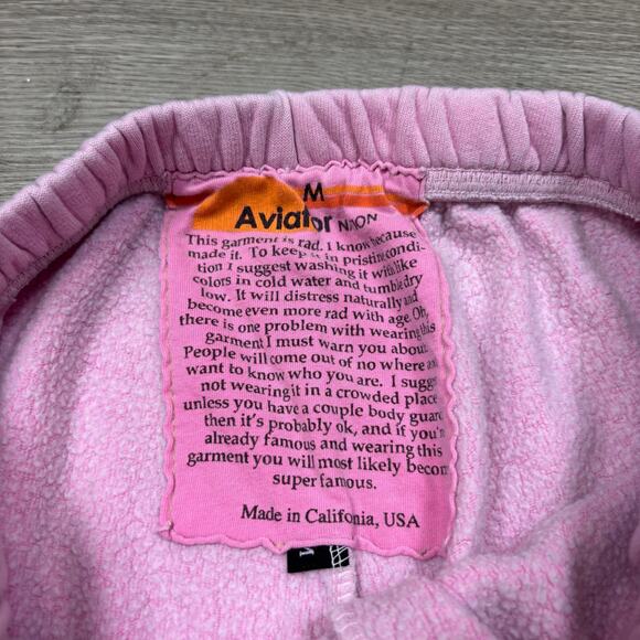 Aviator Nation Heart Stitch 4 Sweatpants Women's Medium Loungewear - Picture 3 of 9